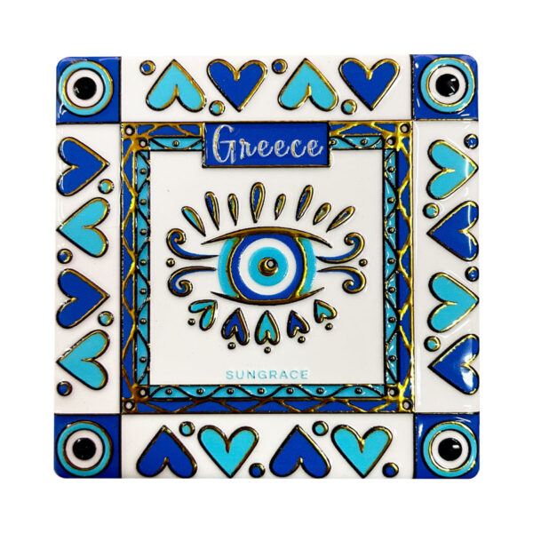 Μαγνήτης Κεραμικός Doodle Eyes Gold 6