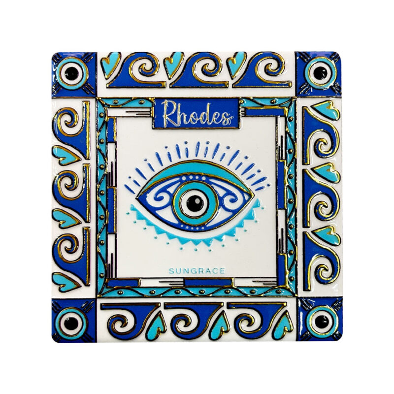 Μαγνήτης Κεραμικός Doodle Eyes Gold 5