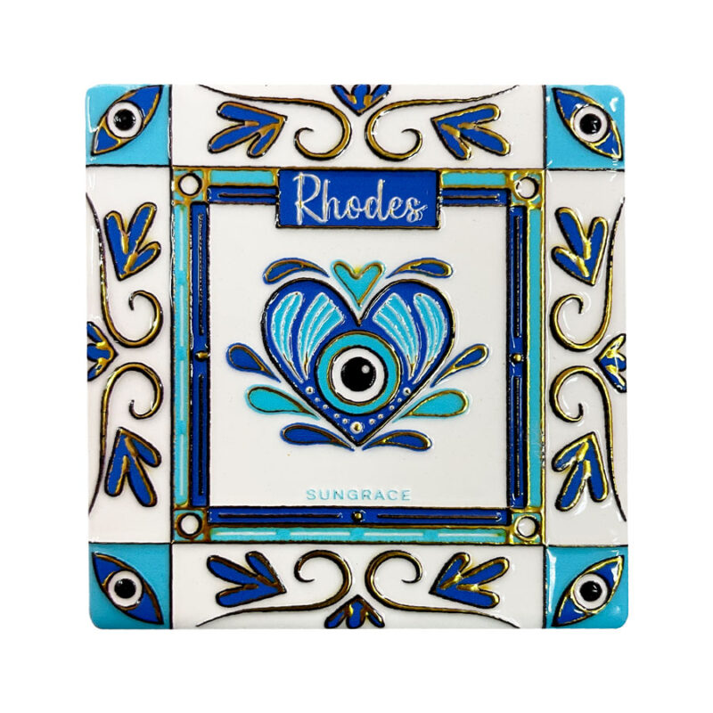 Μαγνήτης Κεραμικός Doodle Eyes Gold 4