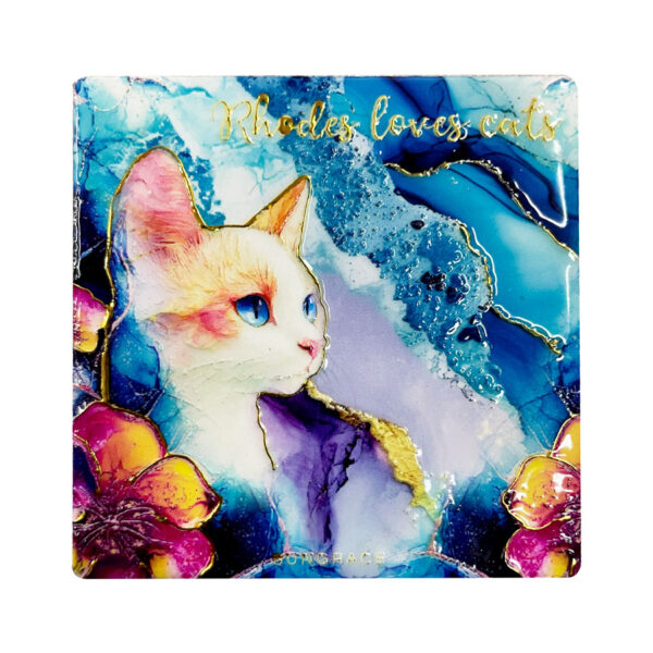 Μαγνήτης Κεραμικός Marble Cats 4