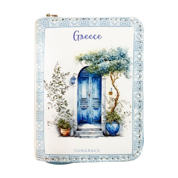 Πορτοφόλι Δερματίνη Θήκες Greek Doors 2