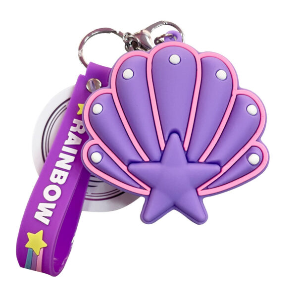 Πορτοφόλι Σιλικόνης Κοχύλι Μωβ