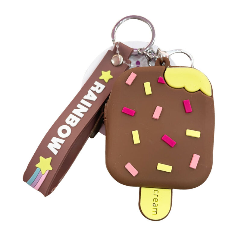 Πορτοφόλι Σιλικόνης Παγωτό Καφέ