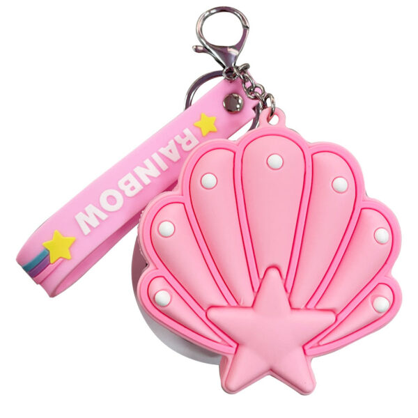 Πορτοφόλι Σιλικόνης Κοχύλι Ροζ