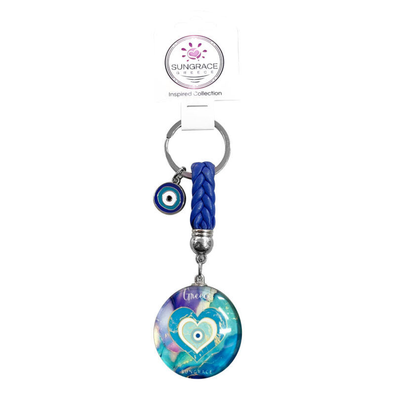 Μπρελόκ Γυάλινο Marble Eyes 3