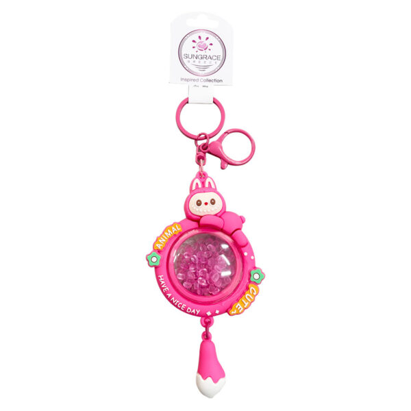 SG25-218-(3) Μπρελόκ Πλαστικό Bubu Bubble Ροζ