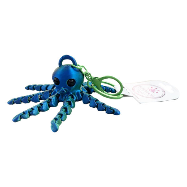 SG25-220-(3) Μπρελόκ Πλαστικό 3D Octapus Μπλε