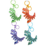 Μπρελόκ Πλαστικό 3D Dinosaur Συσκευασία 12 Τεμάχια