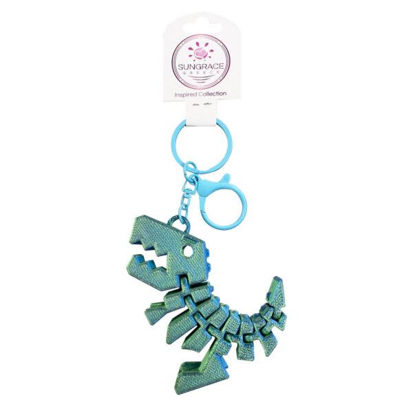 SG25-223-(2) Μπρελόκ Πλαστικό 3D Dinosaur Πράσινο