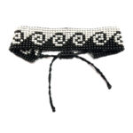 Βραχιόλι Πλεκτό με Πέτρες Χρωματιστό Μακραμέ Συσκευασία 12 Τεμάχια